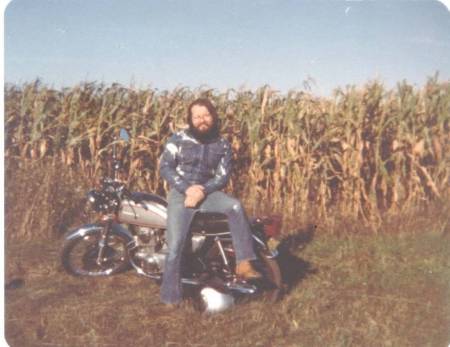 Me and my bike circa 1980 - Rutger's Grad School