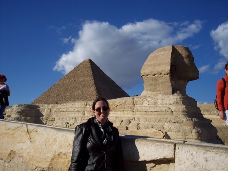 At the pyramids Jan 2006