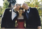 Me, My sister, and my Dad on my wedding day