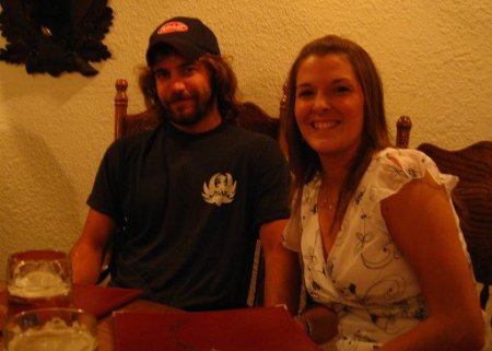 My stepdaughter Amy and her boyfriend Justin