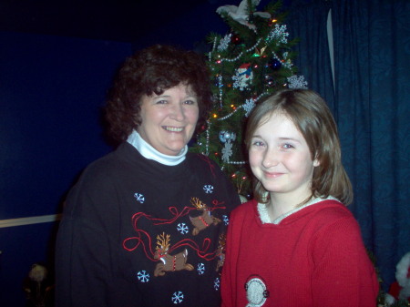 My daughter Jamie & Me at Christmas 2006