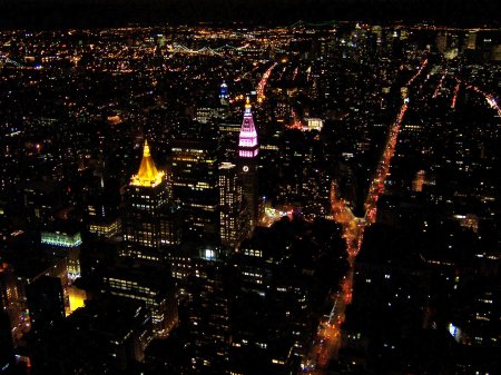 From top of the Empire State Building