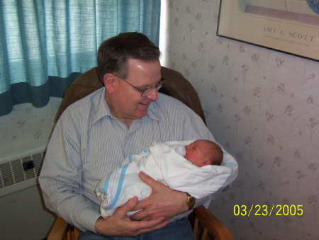 Grandpa & Madelyn - < 12 hours old