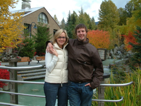 Timmy and I in Whistler, Winter 2005