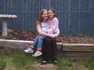 My girls on Mother's Day 2005