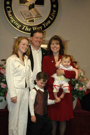 Whole Family at church