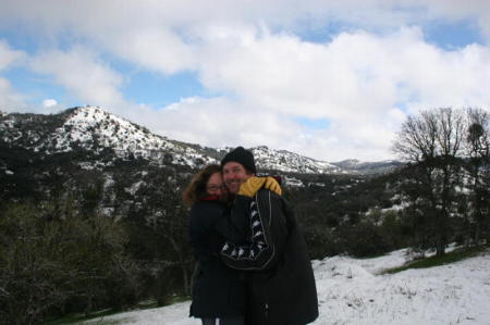 Deb & Dall Snuggling up on Eagles Nest Feb06