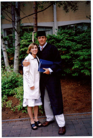 Scott and Krystel on Graduation Day