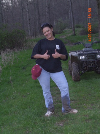 Me out in WV 4-wheeling in the mountains