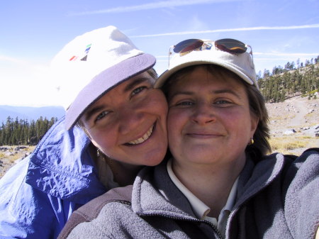 Dianna and I in 2002 on Mt. Shasta