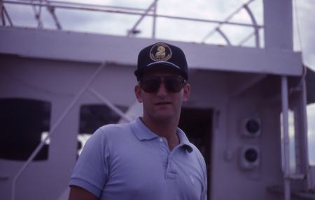 Captain aboard the tanker, COVE TRADER