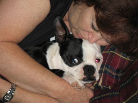 My wife Joann and our sweetheart Domino