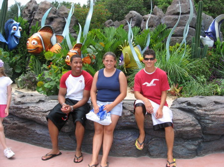 My kids at Disney World