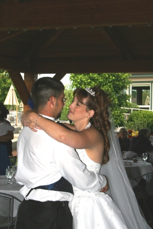 Our first dance as a married couple