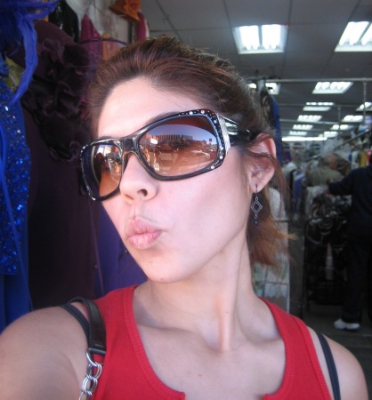 Shopping in LA with my five dollar sunglasses