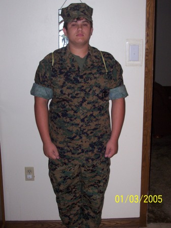 Son Michael in ROTC