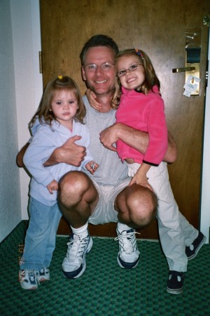Russ with grand-daughters