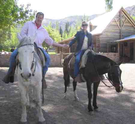 Riding in the Argentine Andes