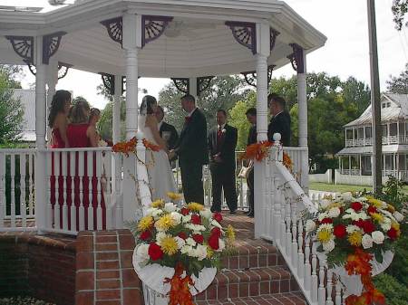 Misty's Gazebo Wedding October 8, 2005