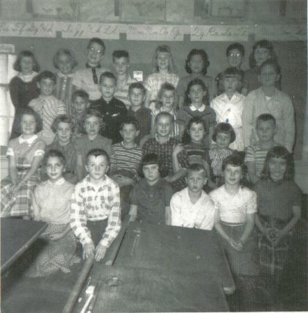 Mrs. Parker's 3rd grade class in 1958