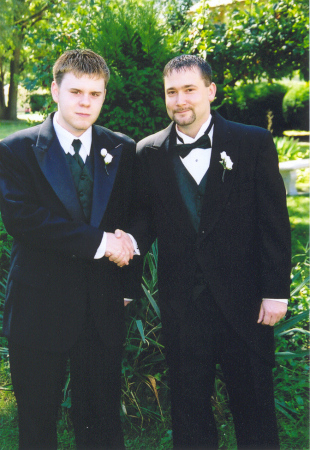 My baby brother Cliff and My husband Kevin