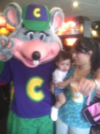 at chucke cheese!!!