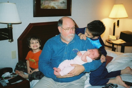 Jim and grandkids