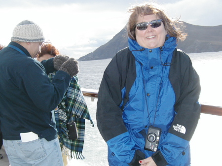 Kim rounding Cape Horn, March 2001