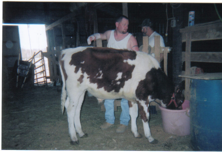 Rick, my Dad and Cletus April 2006