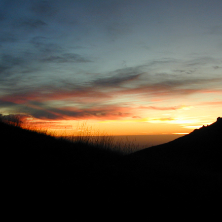 Sunset, Mt. Tam, Marin County CA