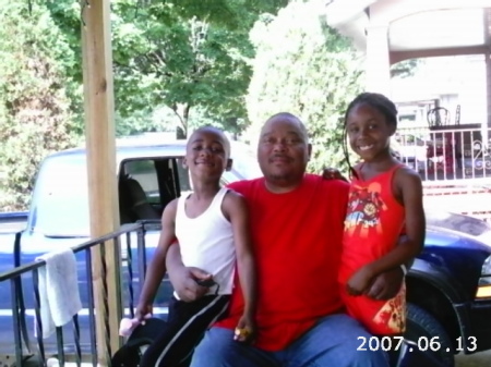 me and my grand kids tra,von and kiki