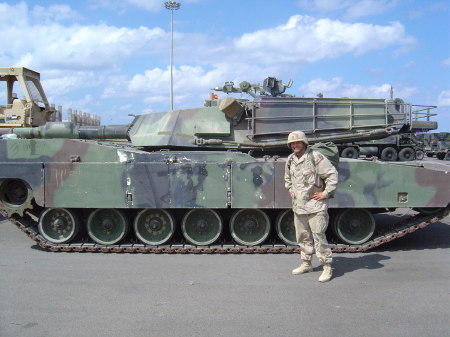 M1Abrams Tank and little'ol me