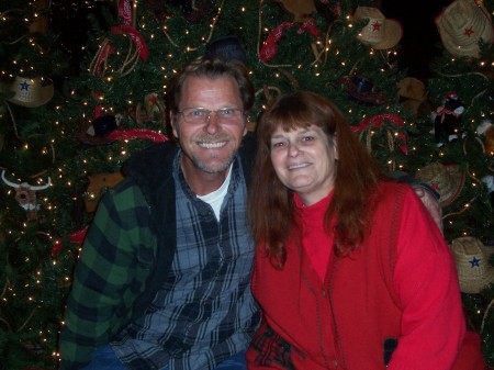 My Husband Jay and I at Christmas 2007