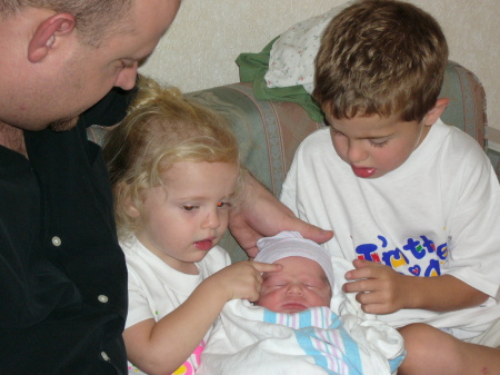 June 29, 2005; Colin Reid Thompson and siblings.
