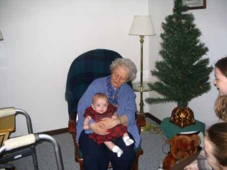 Grandma Niehaus and Gabby