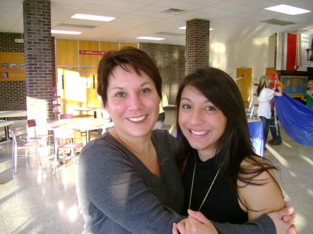 Alex and her Mom att NHS Inaguration 2008
