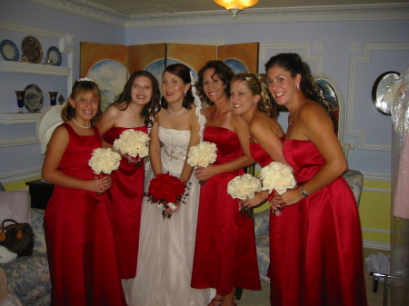 Misty's Wedding Party Bridesmaids October 8, 2005