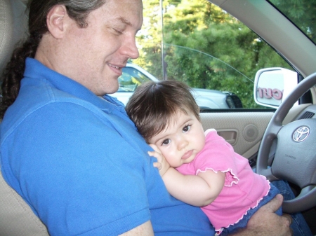 Alexandra with Daddy