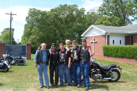 Me and some of the guys---Harleys roar