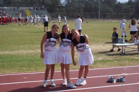 Amber w/Cheerleading Pals