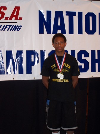 Jordan at Powerlifting National Competition