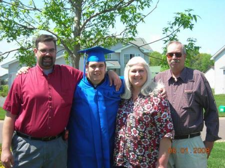 My oldest son's graduation and my parents