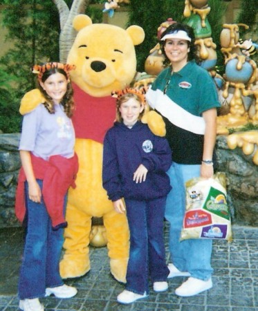 Alex, her best friend and I at Disney for her 10th birthday.