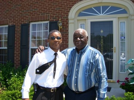 Mack and Pop on Graduation Day May 17, 08