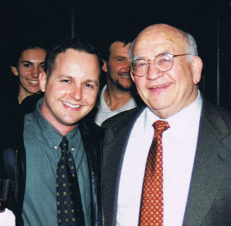 Todd Brunelle and Ed Asner
