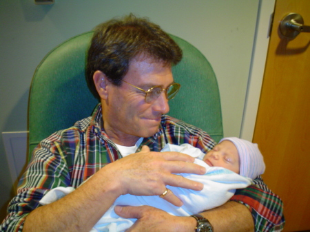 With my first grandchild, Veronica Roo
