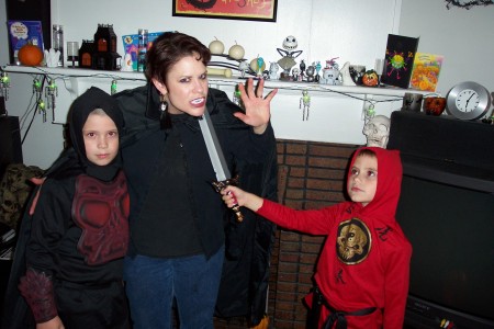 Jeanine & the boys, Hallowe'en 04