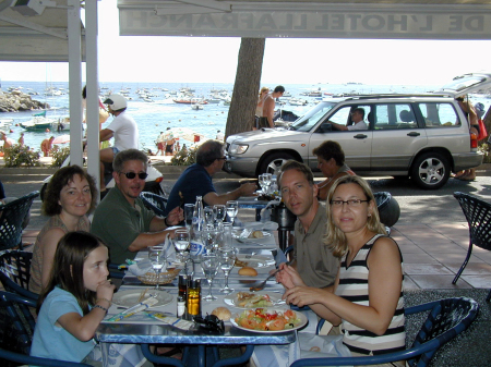 Dinner in Llafranc, Spain 2005