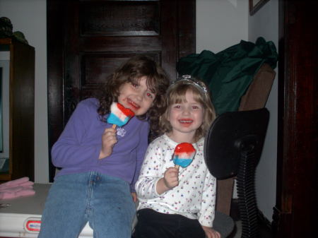 alexis & katlyn on a hot summer day