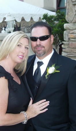 My Husband, Tony,  & I at his Dad's wedding 2007